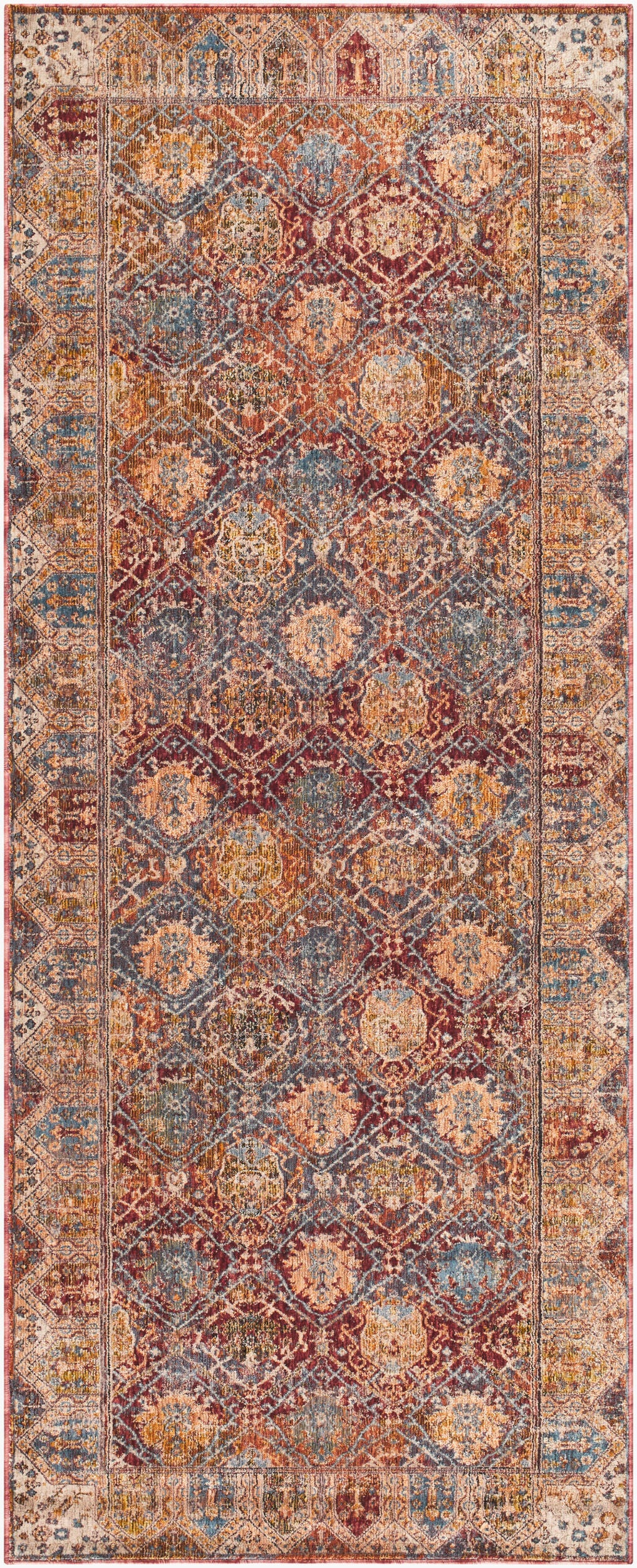 Arya RYA-2303 8ft Runner Machine Woven Runner Rug