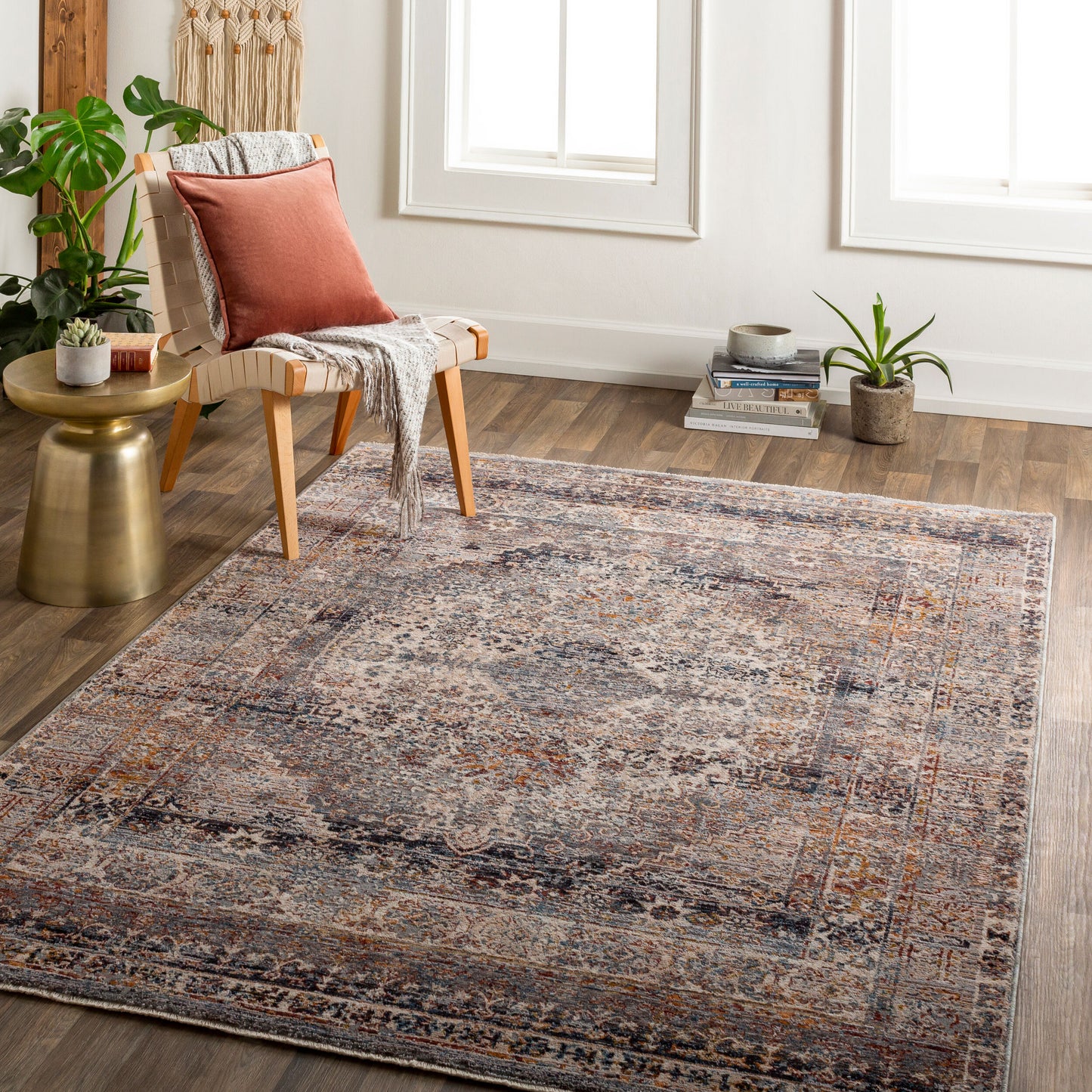 Arya RYA-2306 8' x 10' Machine Woven Area Rug