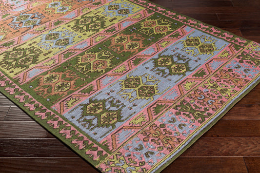 Sajal SAJ-1074 8ft Runner Handmade Recyled Runner Rug