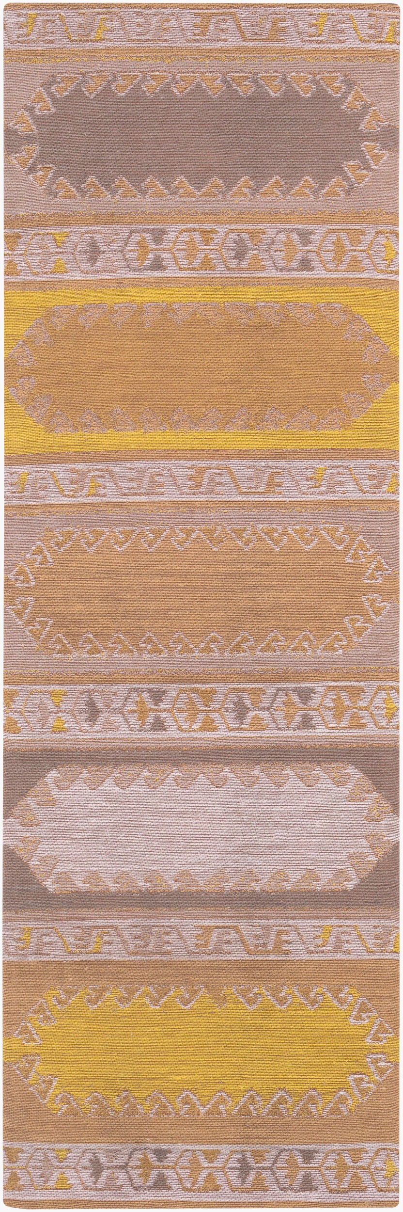 Sajal SAJ-1080 8ft Runner Handmade Recyled Runner Rug