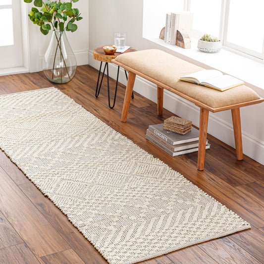 Santa Barbara SBB-2302 8ft Runner Handmade Jute Runner Rug