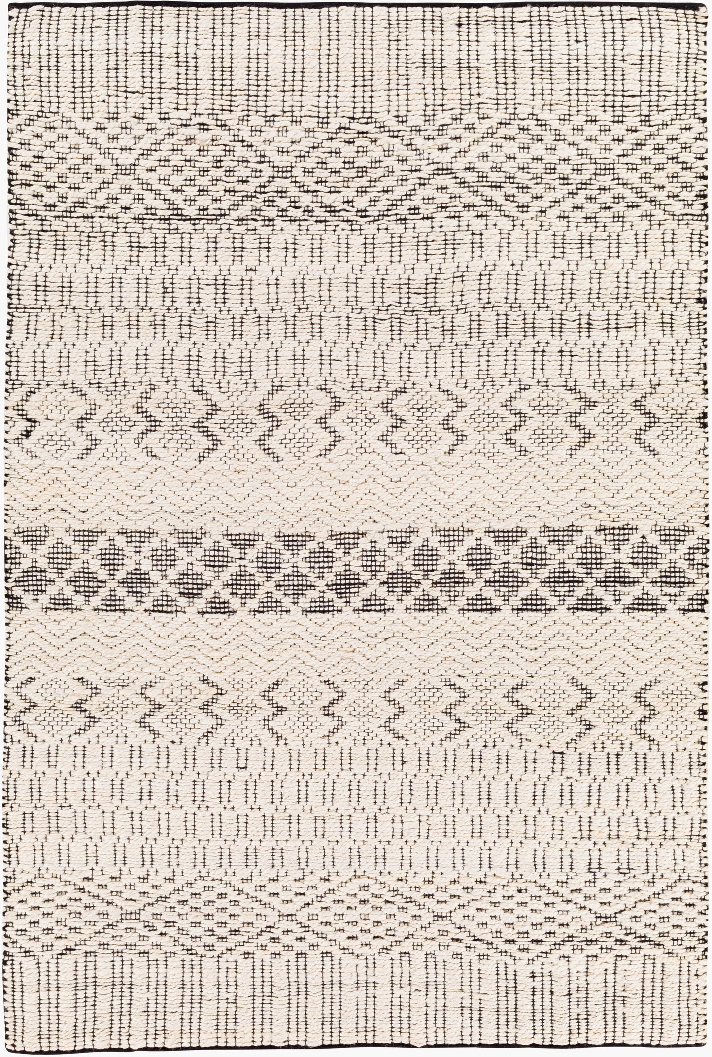 Santa Barbara SBB-2304 3' x 5' Handmade Jute Accent Rug