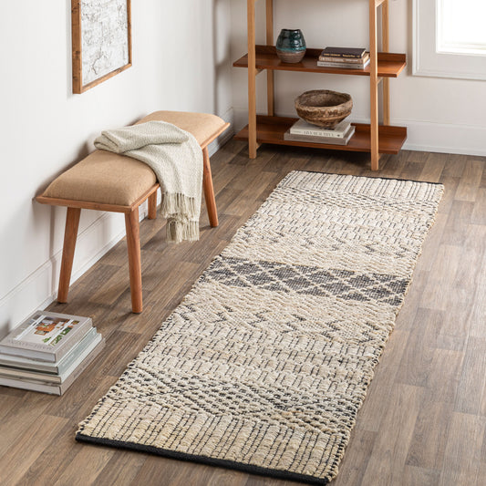 Santa Barbara SBB-2304 8ft Runner Handmade Jute Runner Rug
