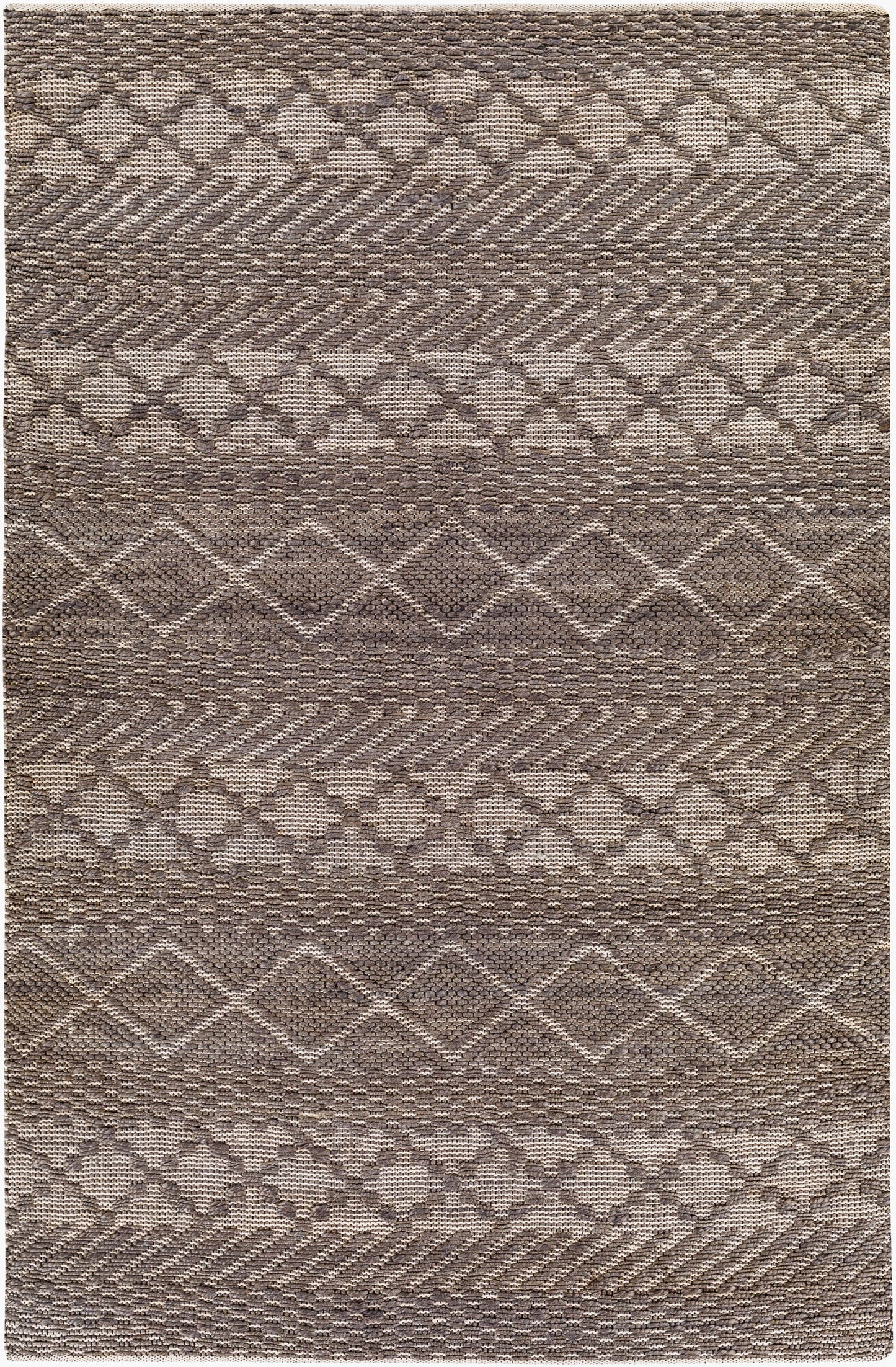 Santa Barbara SBB-2305 5' x 7' Handmade Jute Area Rug