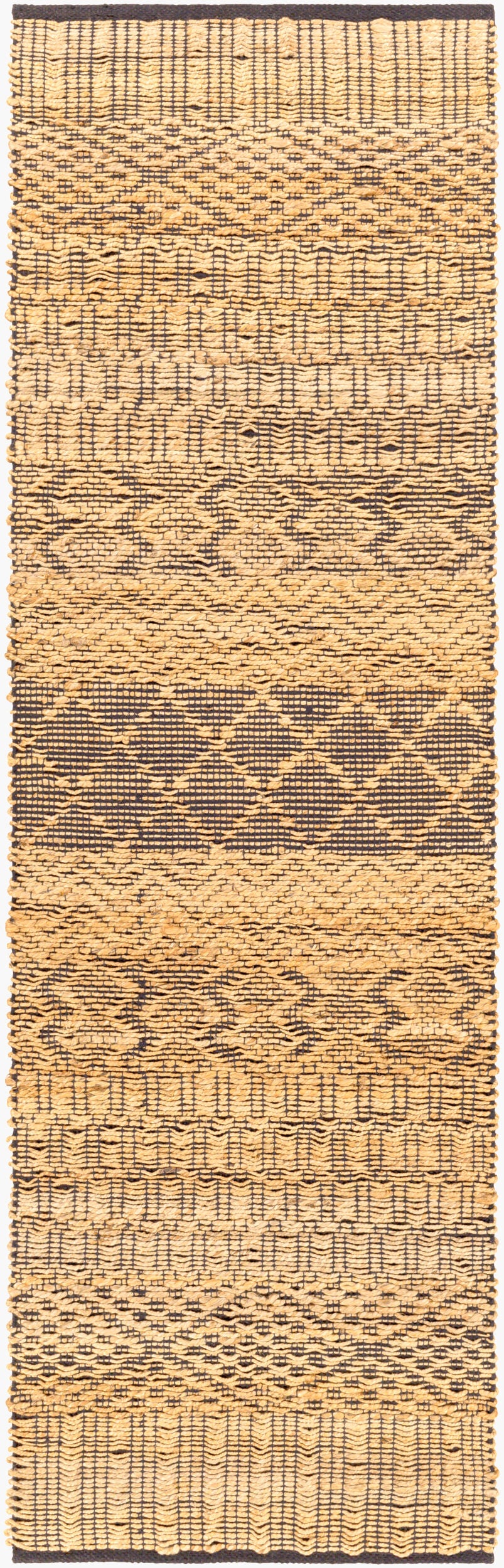 Santa Barbara SBB-2306 8ft Runner Handmade Jute Runner Rug