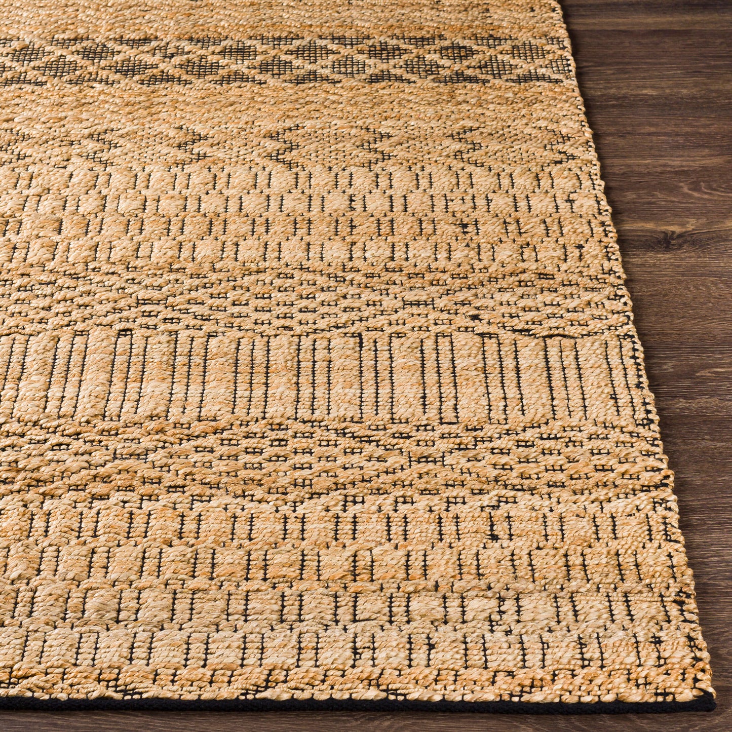 Santa Barbara SBB-2306 2' x 3' Handmade Jute Accent Rug