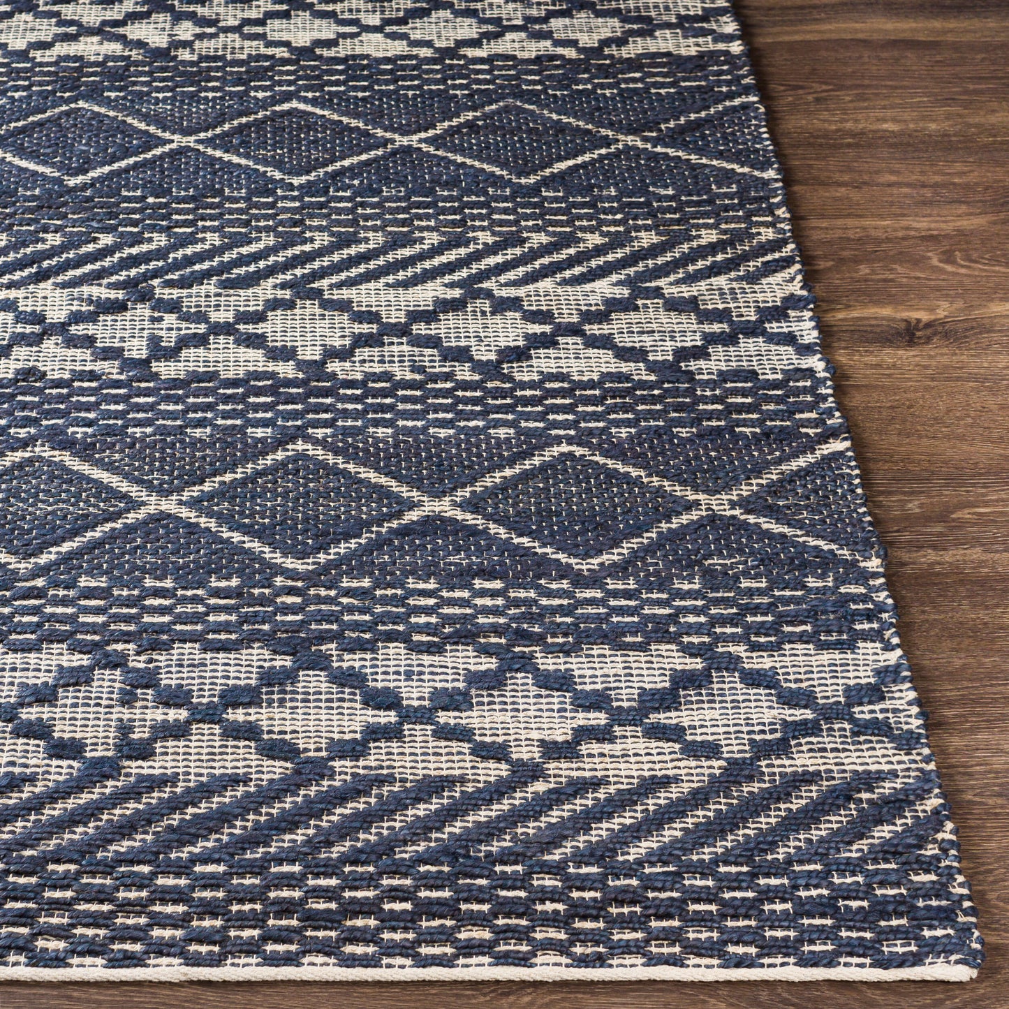 Santa Barbara SBB-2307 2' x 3' Handmade Jute Accent Rug