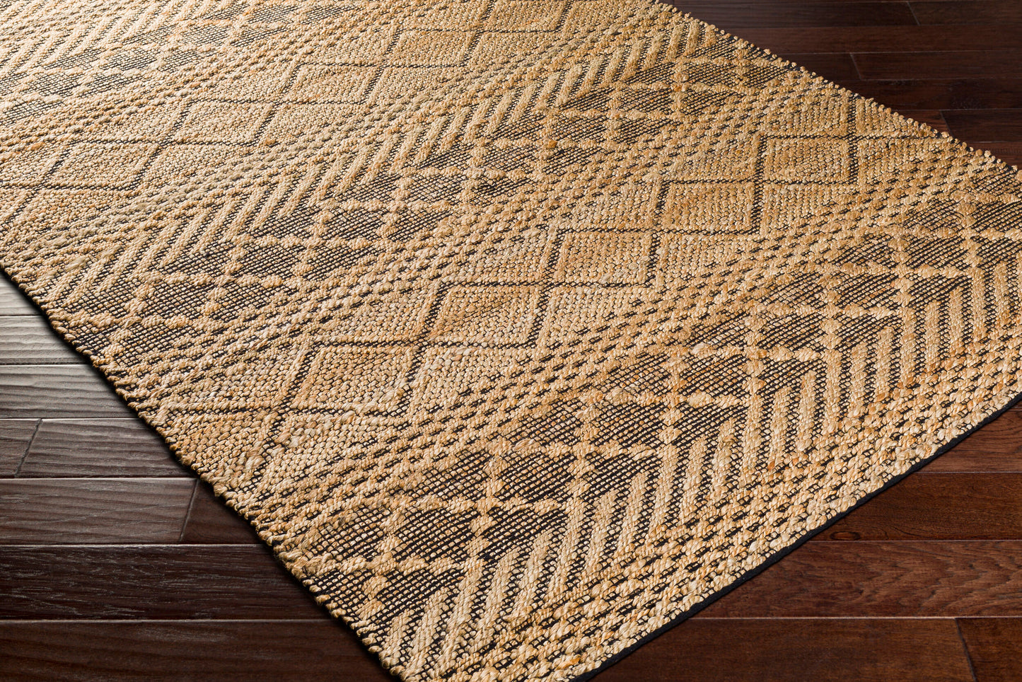 Santa Barbara SBB-2310 2' x 3' Handmade Jute Accent Rug