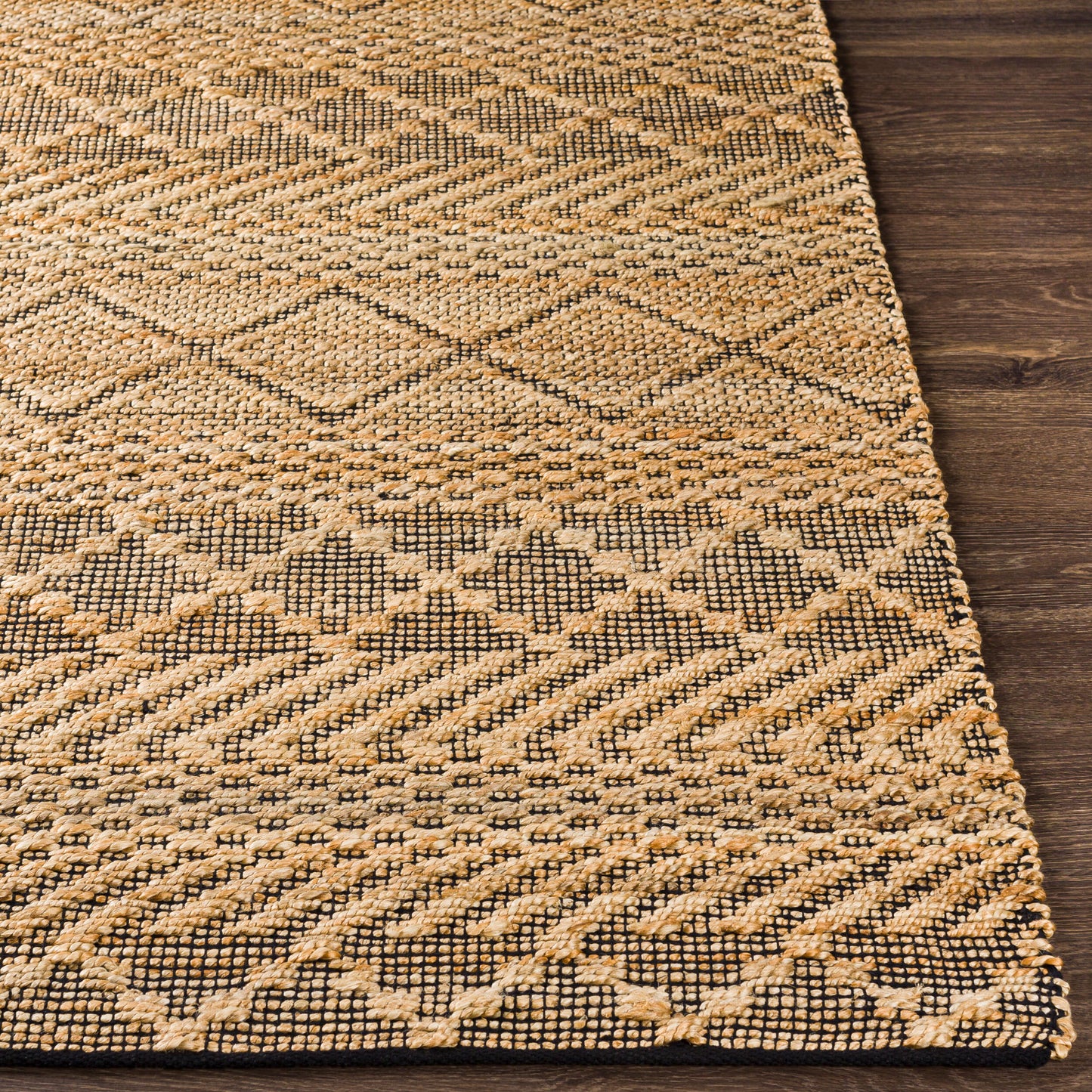 Santa Barbara SBB-2310 2' x 3' Handmade Jute Accent Rug