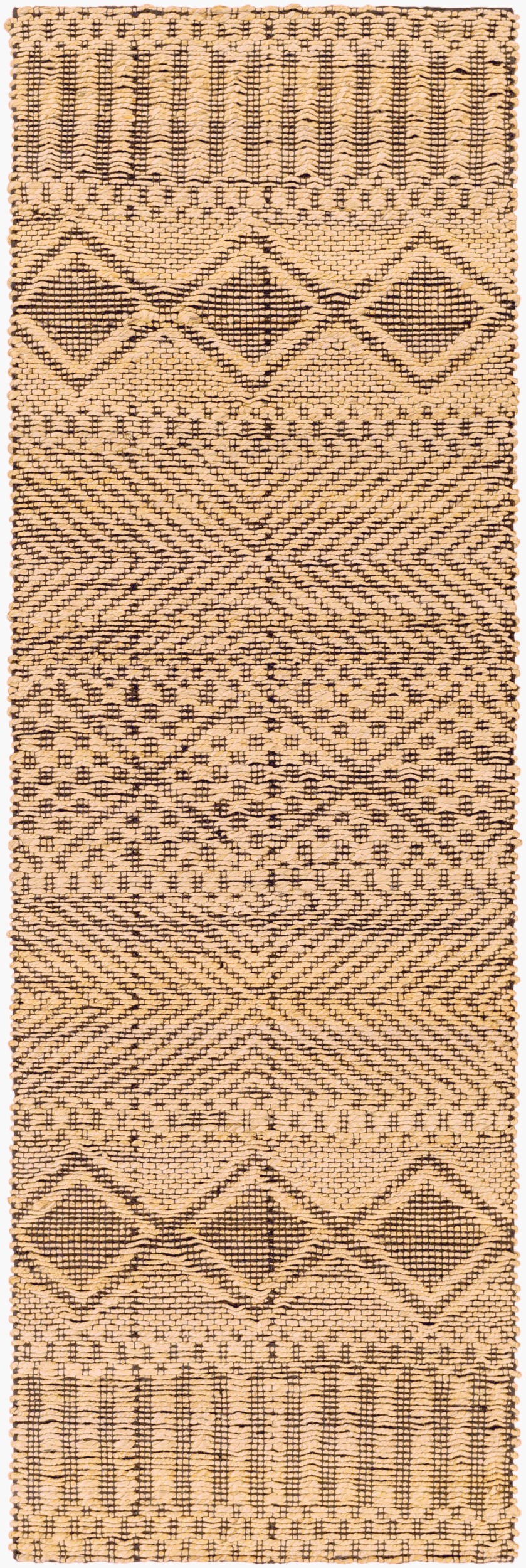 Alfombra de yute hecha a mano Santa Barbara SBB-2311 de 2,4 m