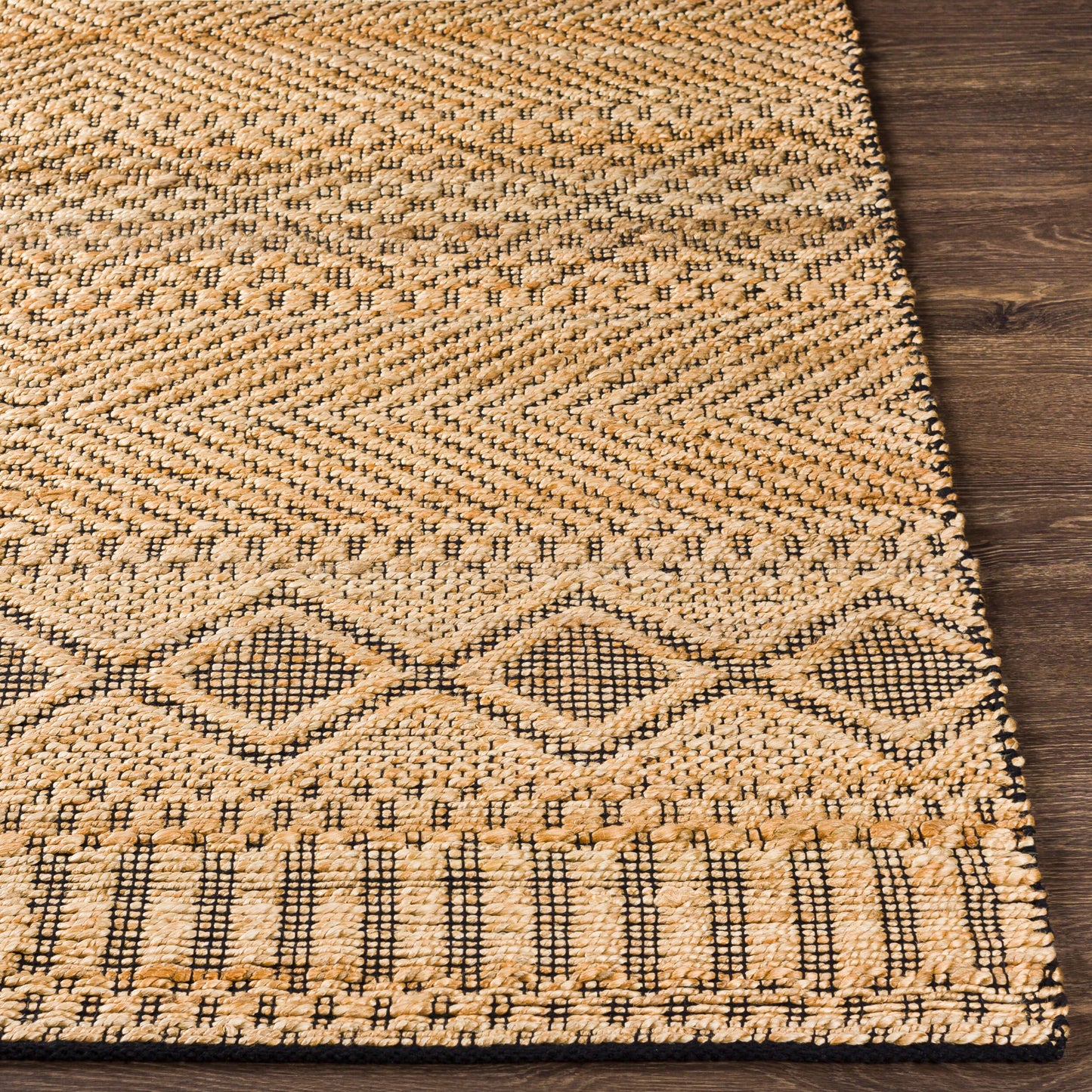Santa Barbara SBB-2311 2' x 3' Handmade Jute Accent Rug