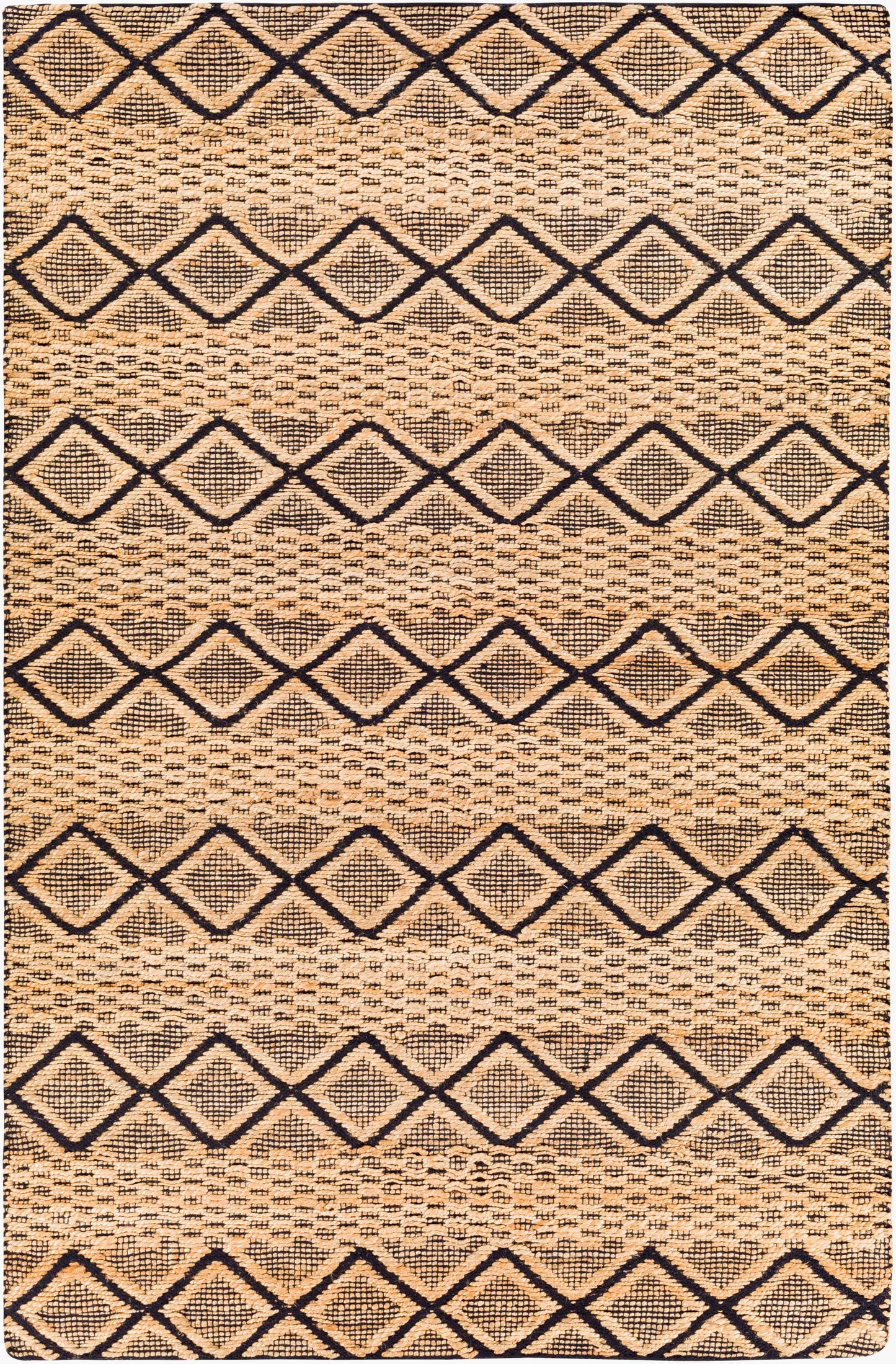Santa Barbara SBB-2313 2' x 3' Handmade Jute Accent Rug
