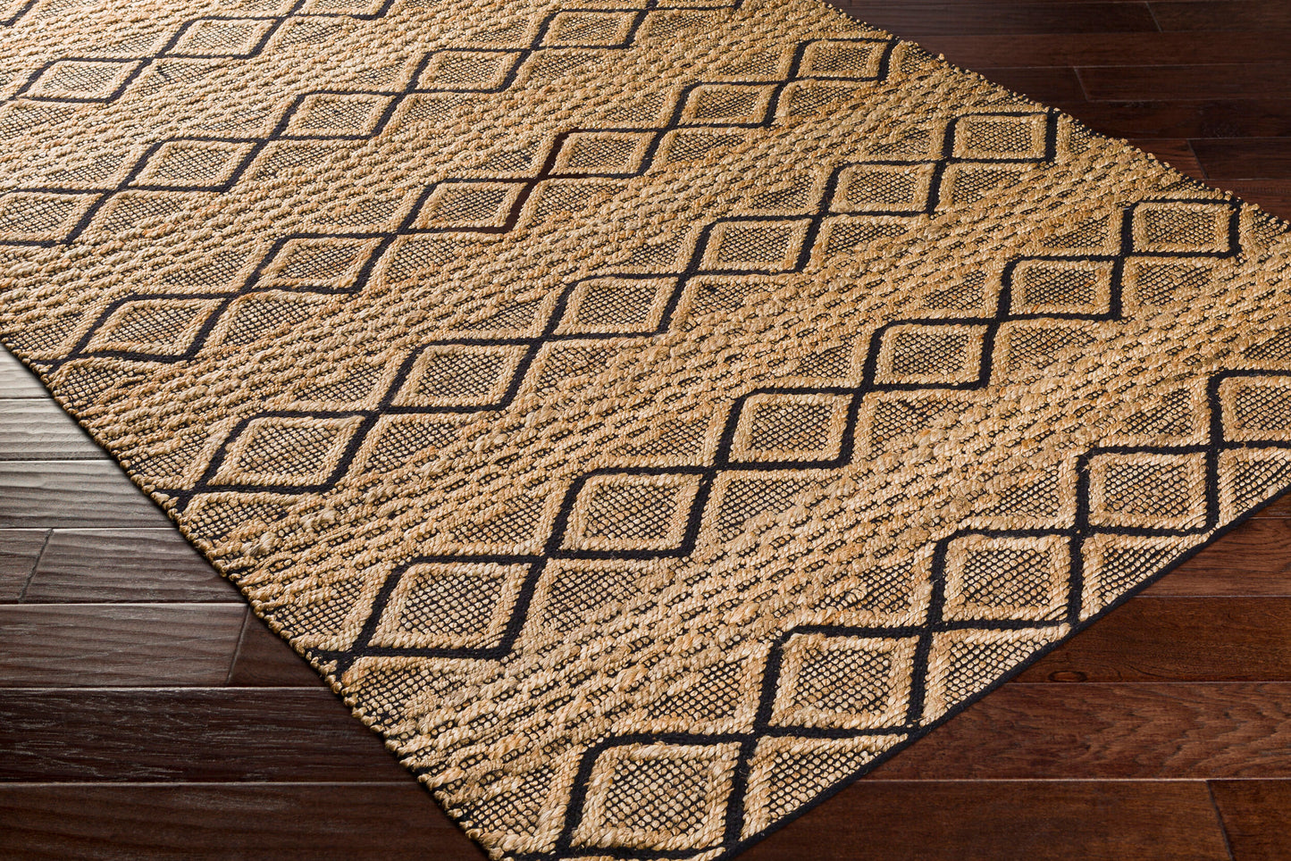 Santa Barbara SBB-2313 2' x 3' Handmade Jute Accent Rug