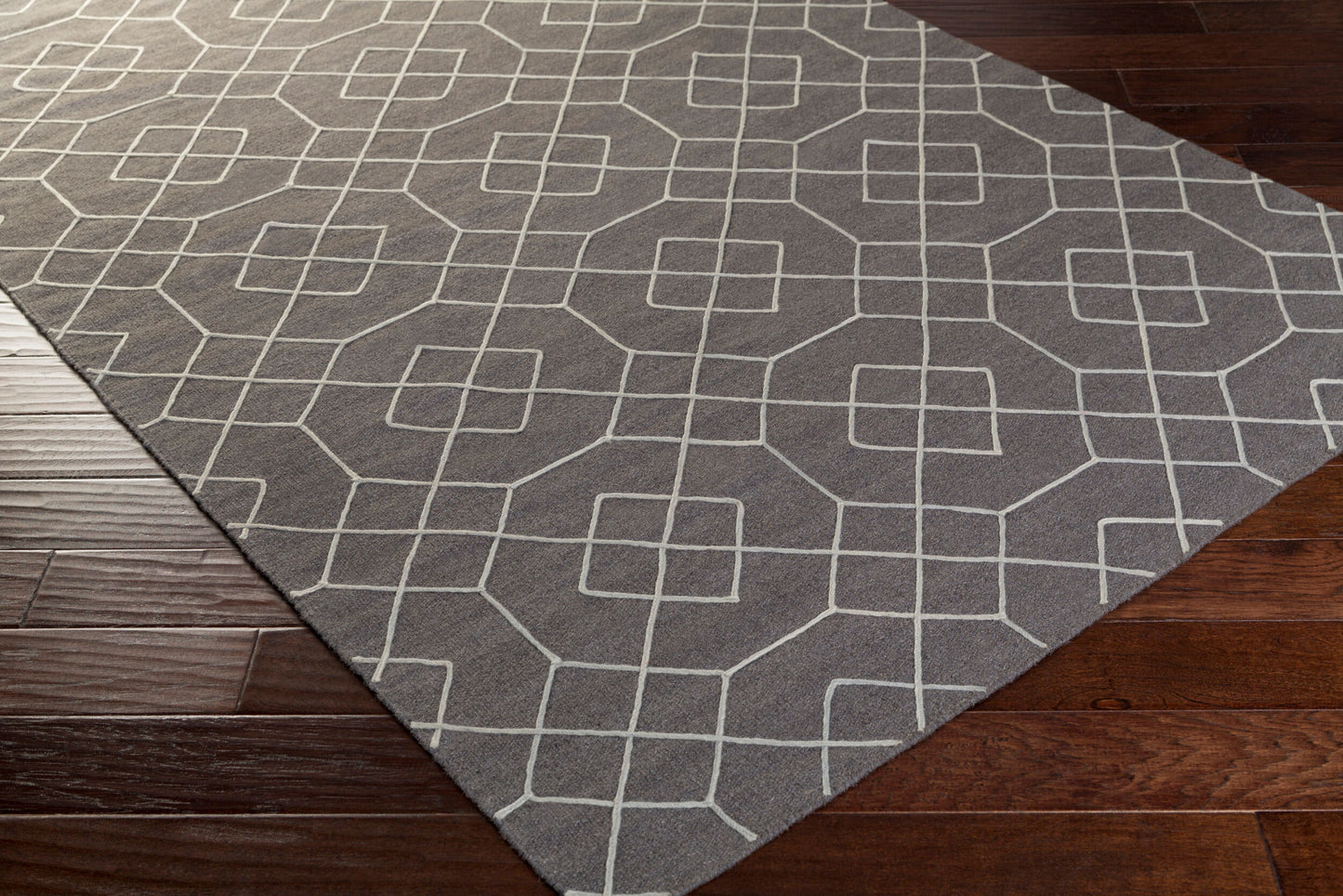 Seabrook SBK-9003 8ft Runner Handmade Wool Runner Rug