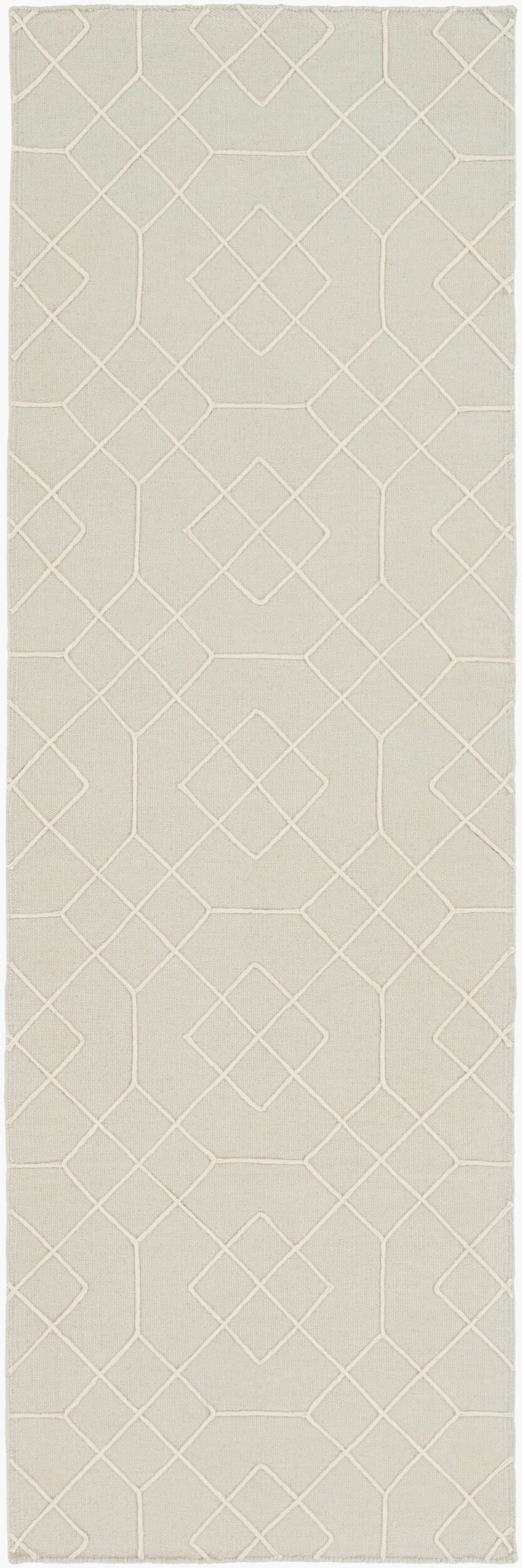 Seabrook SBK-9007 8ft Runner Handmade Wool Runner Rug