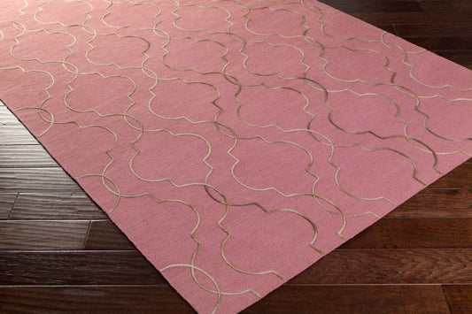 Alfombra decorativa de lana hecha a mano Seabrook SBK-9022 de 2' x 3'