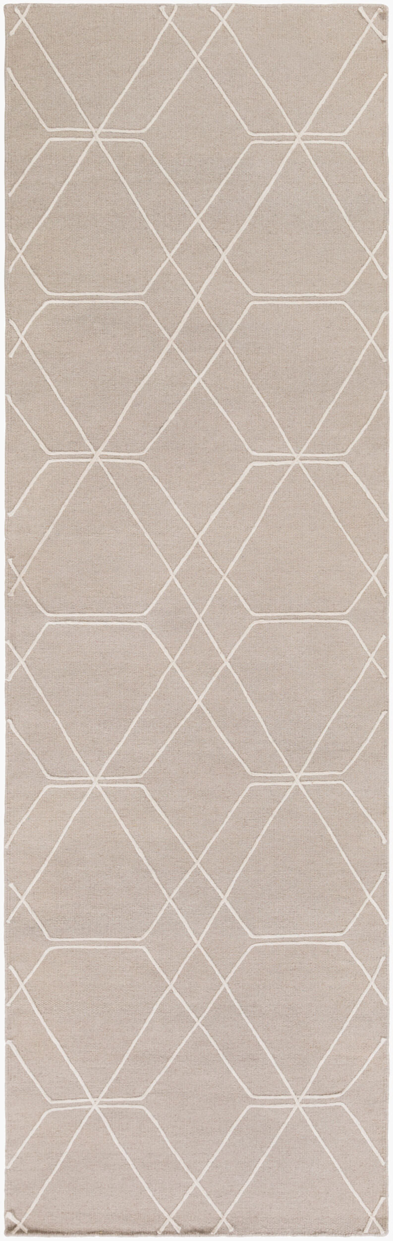 Seabrook SBK-9025 8ft Runner Handmade Wool Runner Rug