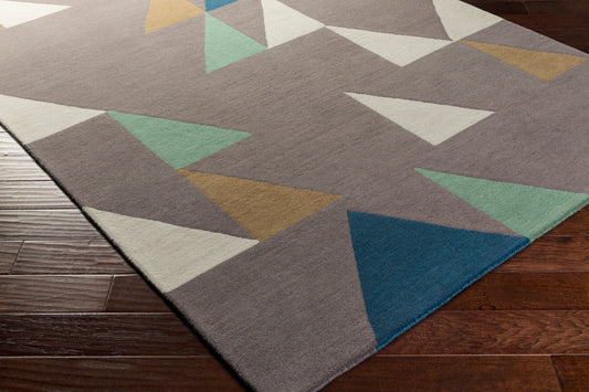 Alfombra decorativa de lana hecha a mano Scion SCI-39 de 2' x 3'