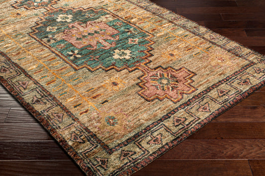 Alfombra de yute hecha a mano Scarborough SCR-5161 de 2,7 x 3,6 m