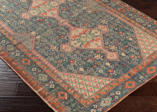 Alfombra de yute hecha a mano Shadi SDI-1012 de 1,52 m x 2,13 m