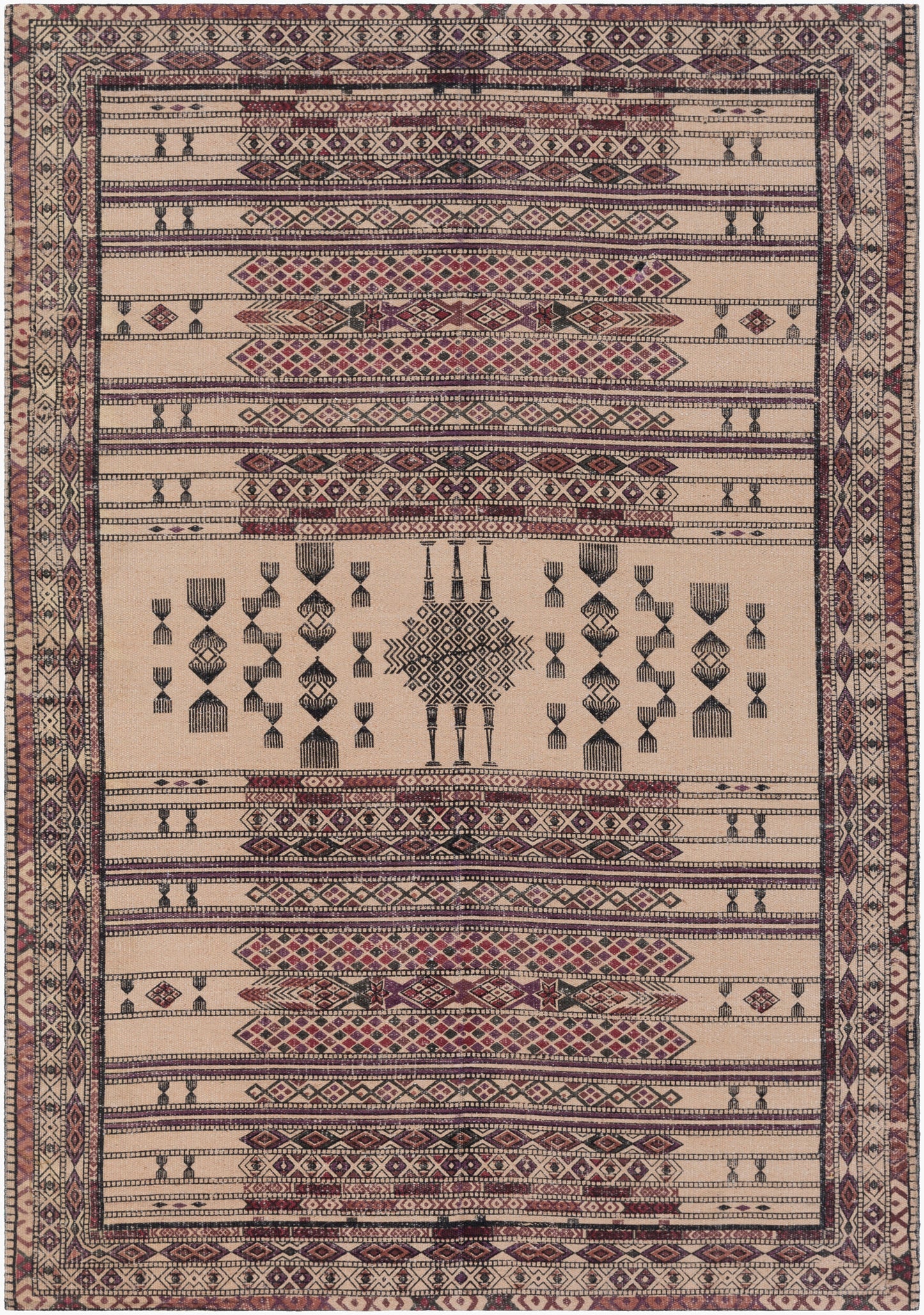 Shadi SDI-1022 2' x 3' Handmade Jute Accent Rug