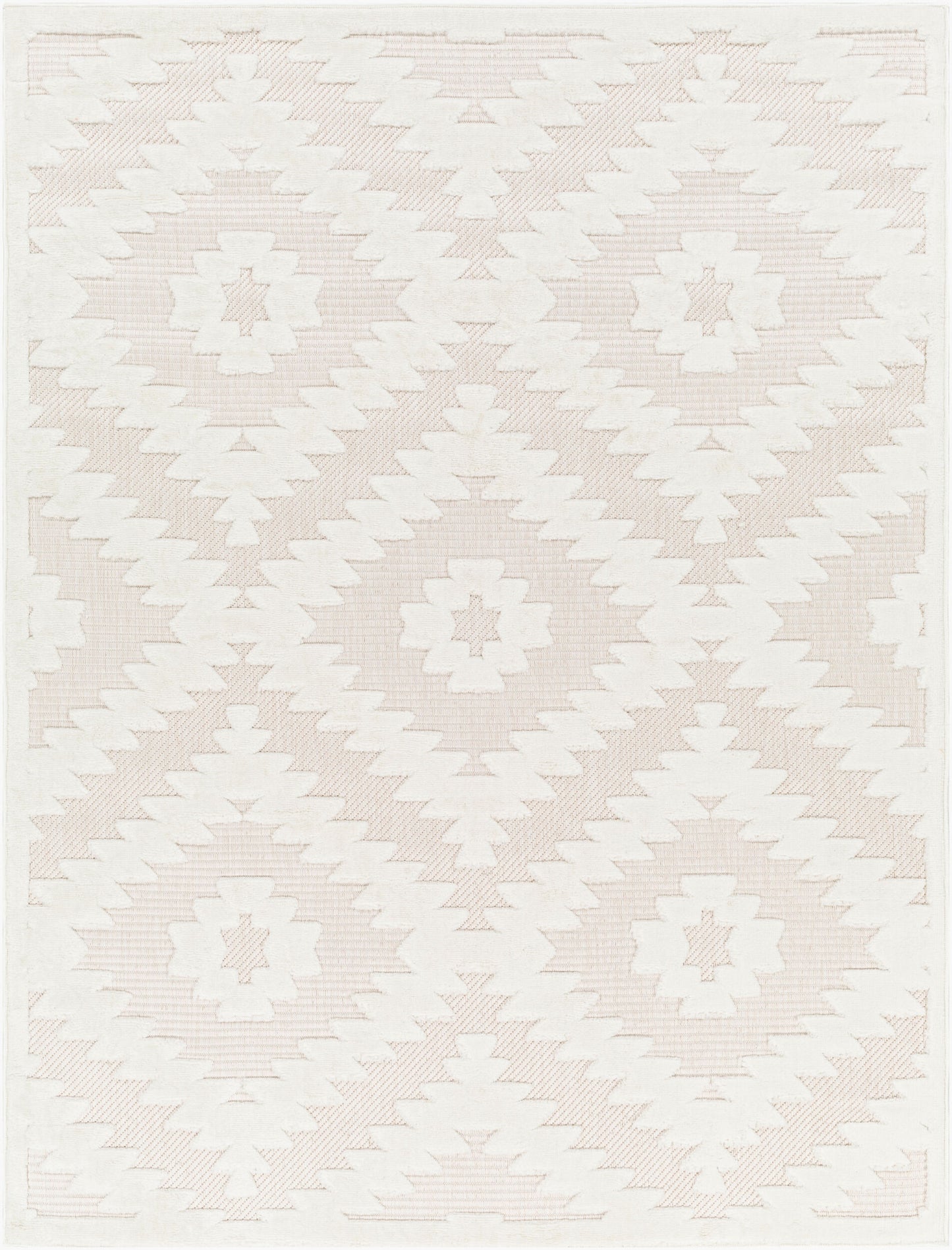 Alfombra tejida a máquina para interior y exterior San Diego SFG-2321 de 1,83 m x 2,74 m
