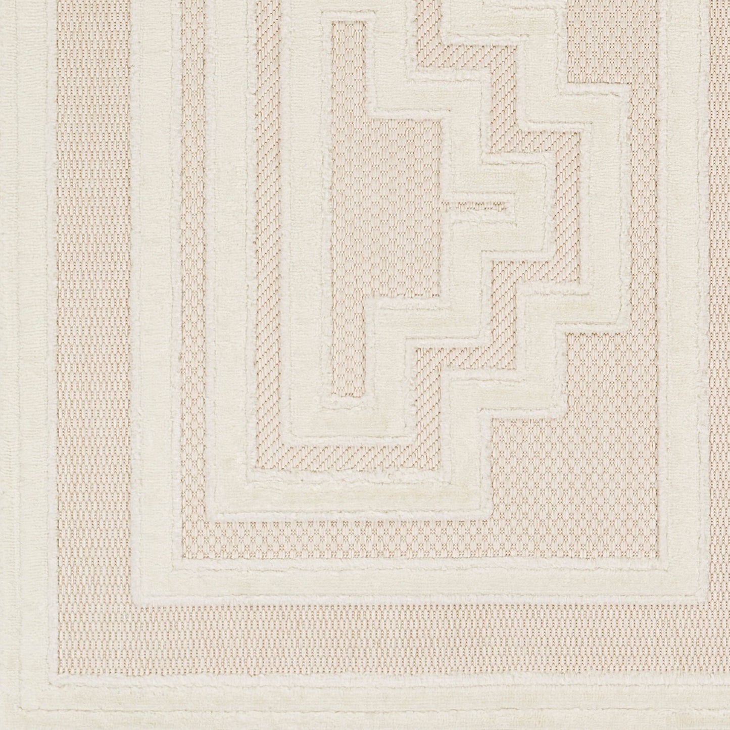 Alfombra tejida a máquina para interior y exterior San Diego SFG-2336 de 1,83 m x 2,74 m
