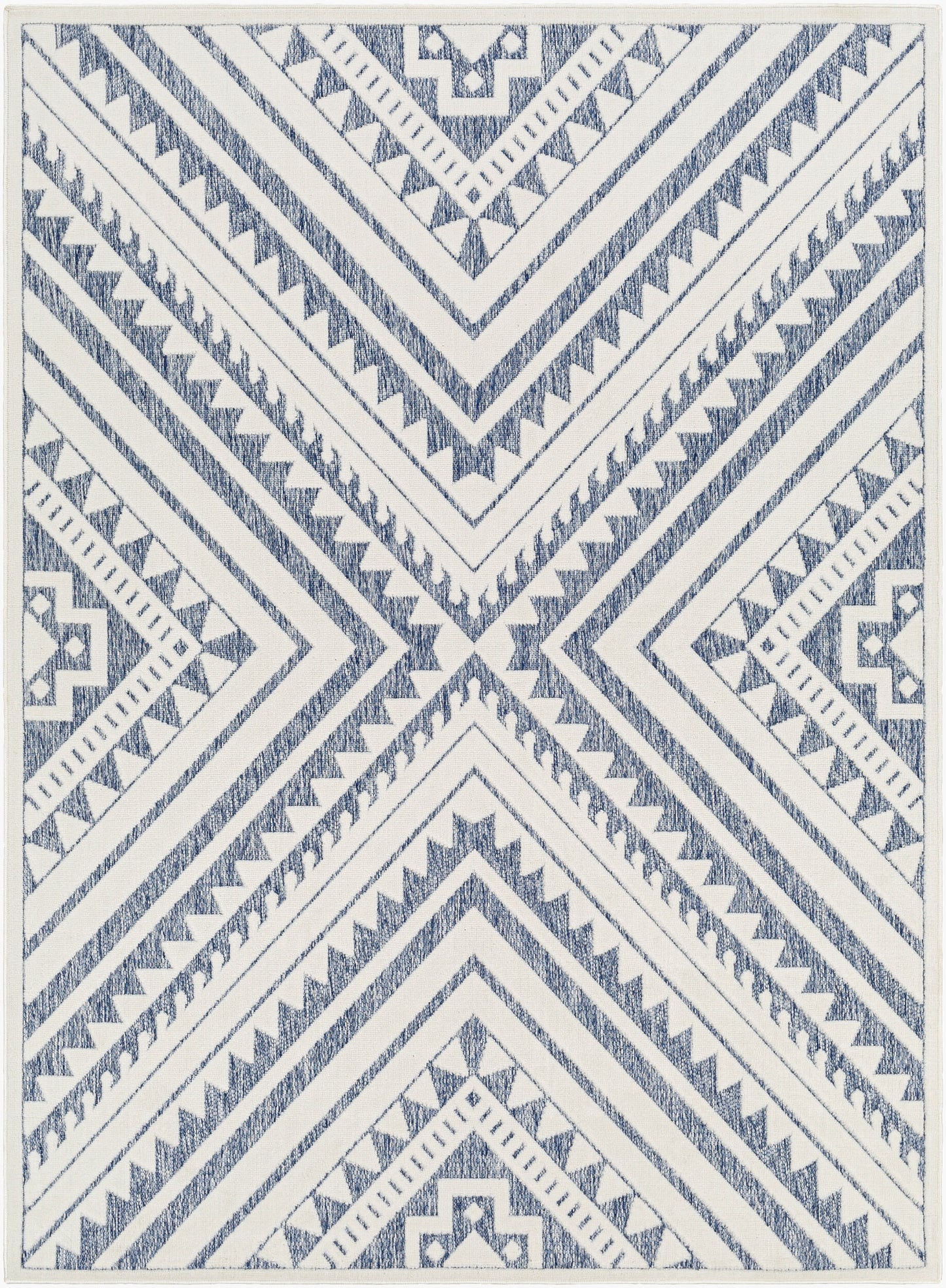 Alfombra tejida a máquina para interior y exterior San Diego SFG-2352 de 1,52 m x 2,13 m