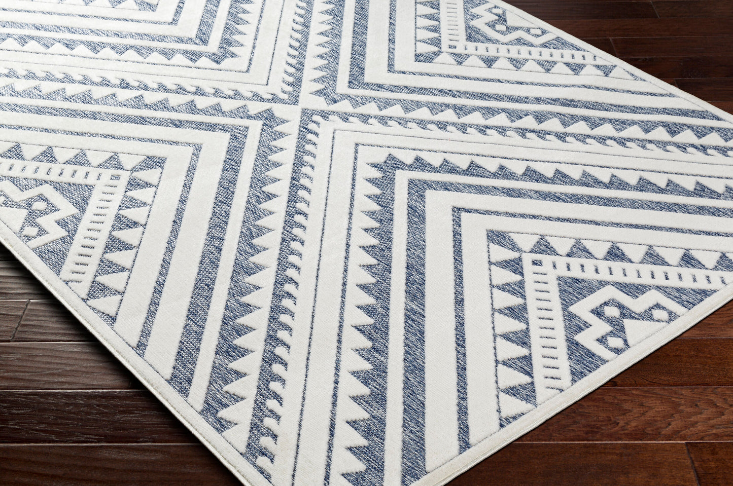 Alfombra tejida a máquina para interior y exterior San Diego SFG-2352 de 1,52 m x 2,13 m