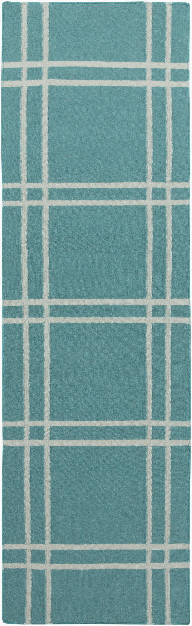 Sheffield Market SFM-8004 8ft Runner Handmade Wool Runner Rug