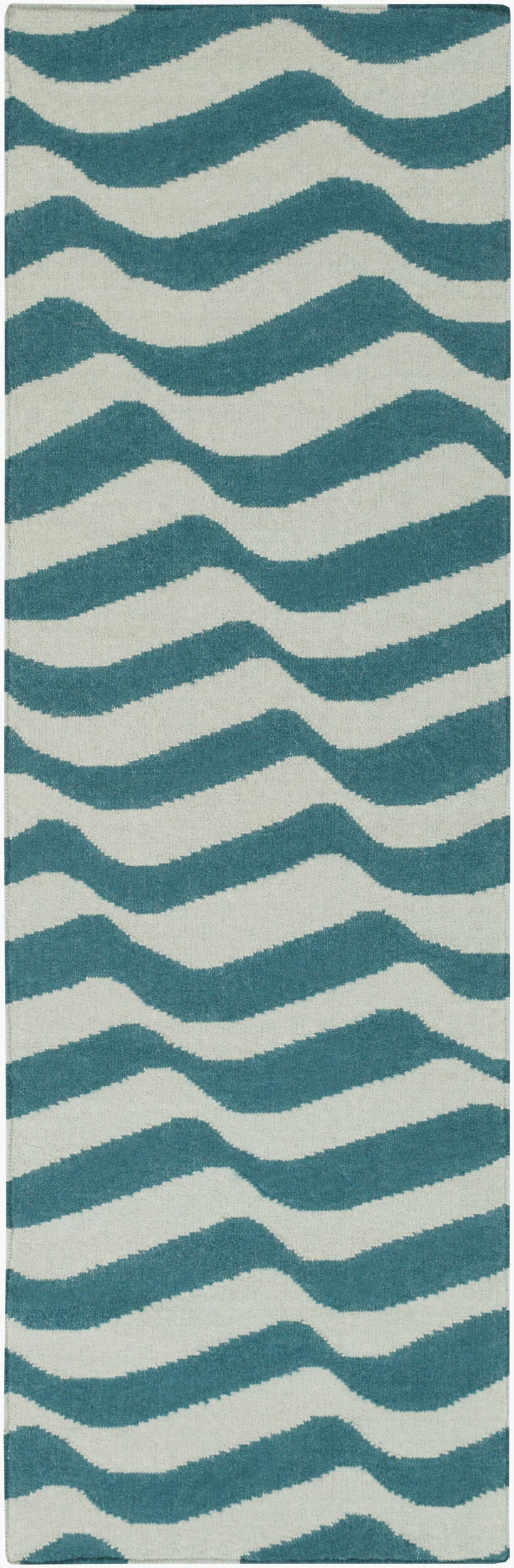 Sheffield Market SFM-8009 8ft Runner Handmade Wool Runner Rug