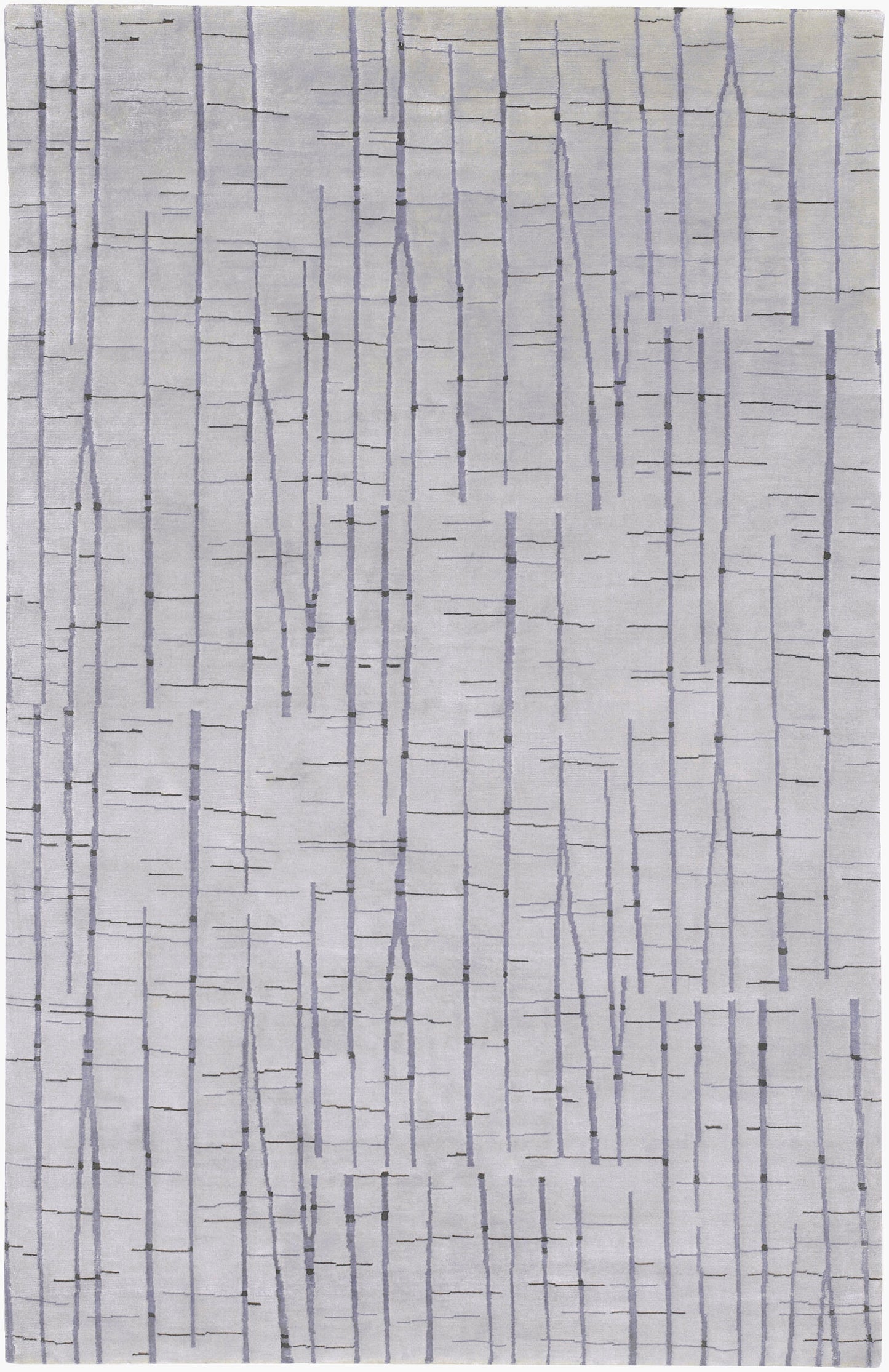 Shibui SH-7404 Alfombra de área hecha a mano de 4' x 6'