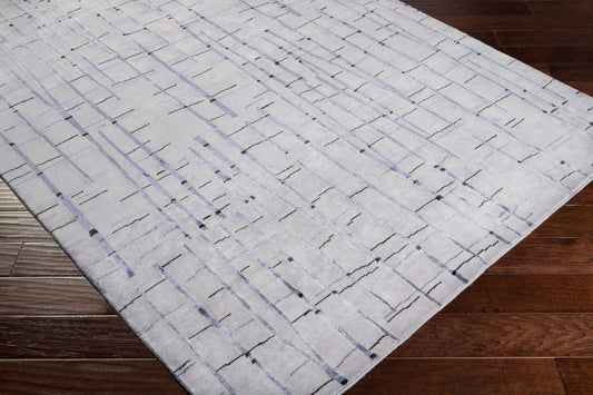 Shibui SH-7404 Alfombra de área hecha a mano de 4' x 6'