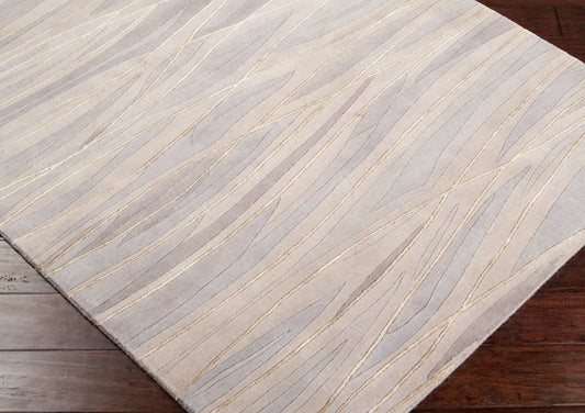 Shibui SH-7408 Alfombra de área hecha a mano de 5' x 8'