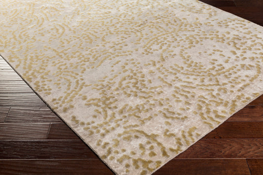 Shibui SH-7414 Alfombra de área hecha a mano de 5' x 8'