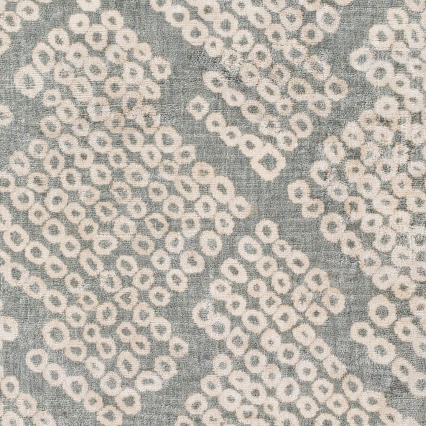Shibori SHB-8003 8ft Runner Handmade Faux Silk Runner Rug