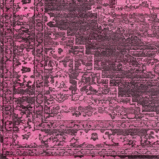 Alfombra decorativa tejida a máquina Silk Road SKR-2319 de 2' x 3'