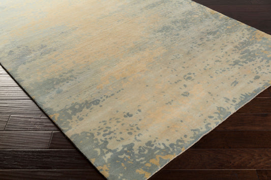 Alfombra decorativa de lana hecha a mano Slice of Nature SLI-6401 de 2' x 3'