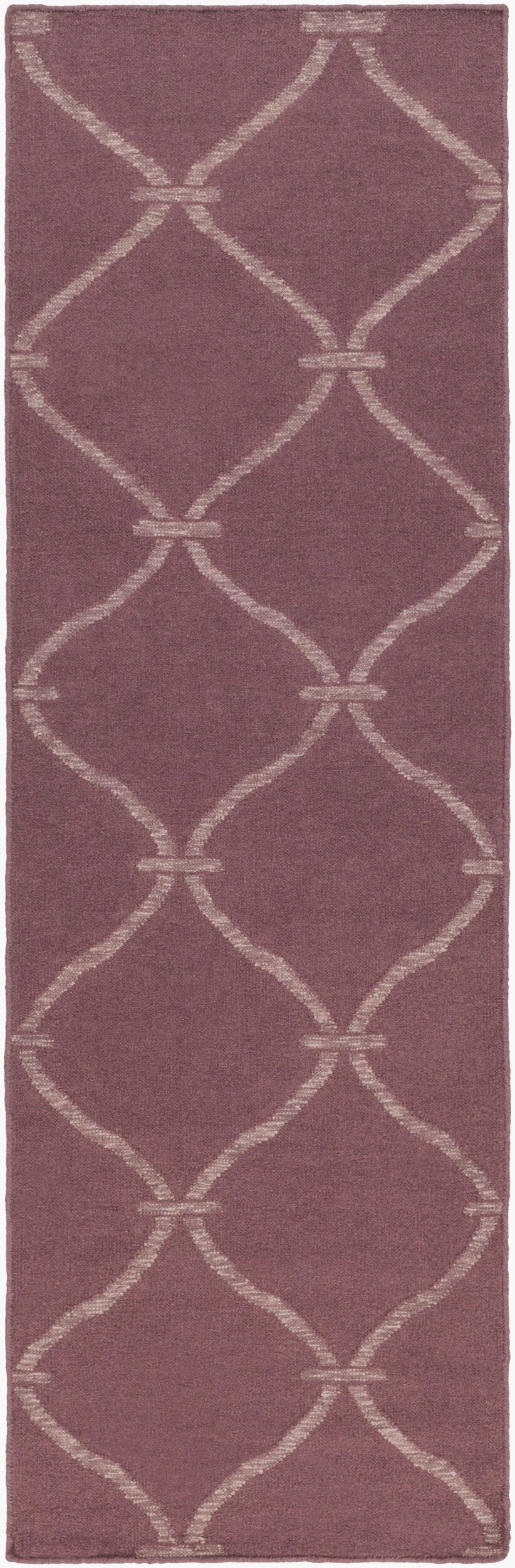Stallman SLM-1002 8ft Runner Handmade Runner Rug