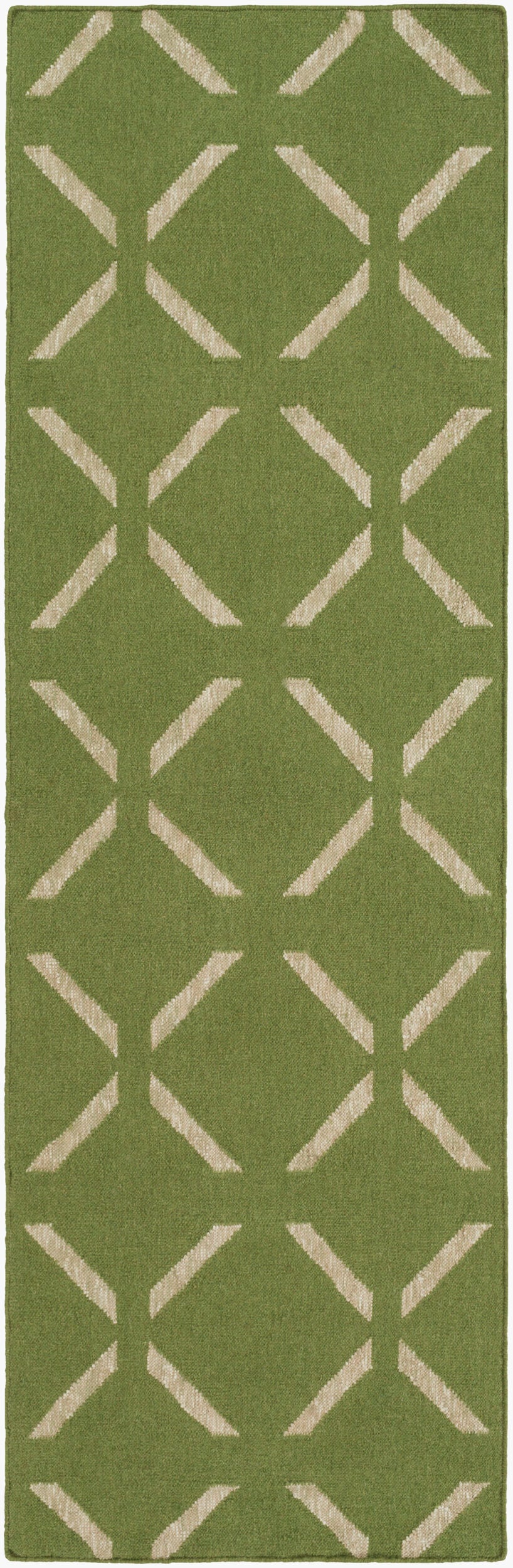 Stallman SLM-1013 8ft Runner Handmade Runner Rug
