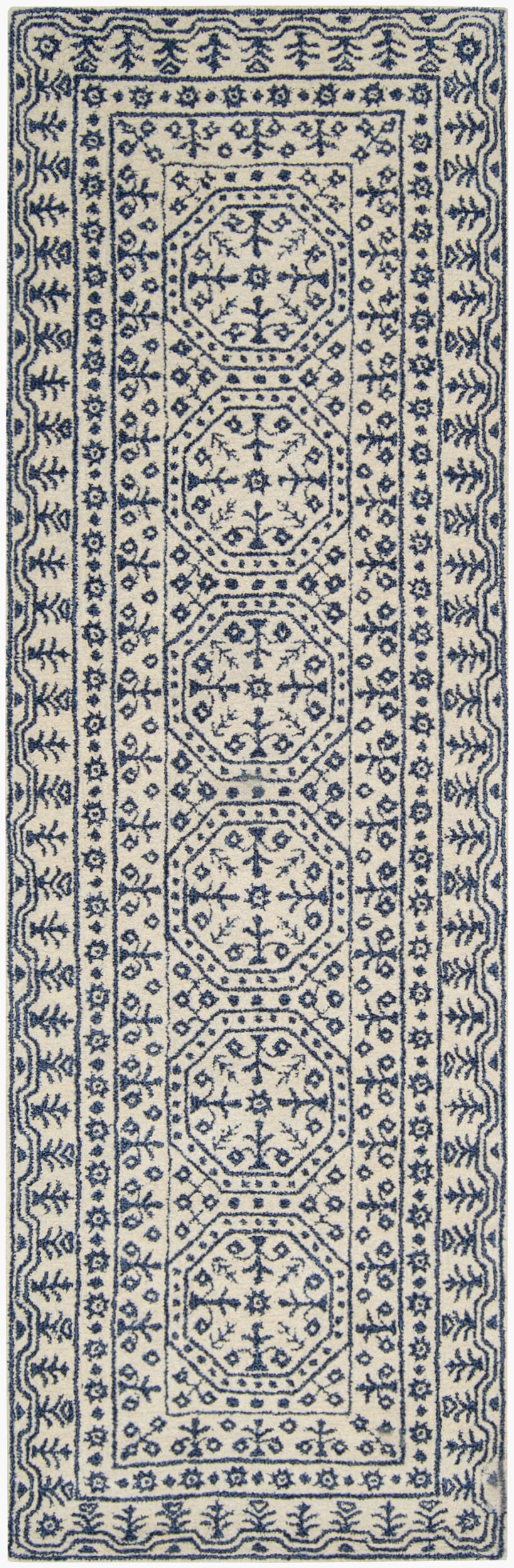 Smithson SMI-2113 8ft Runner Handmade Wool Runner Rug
