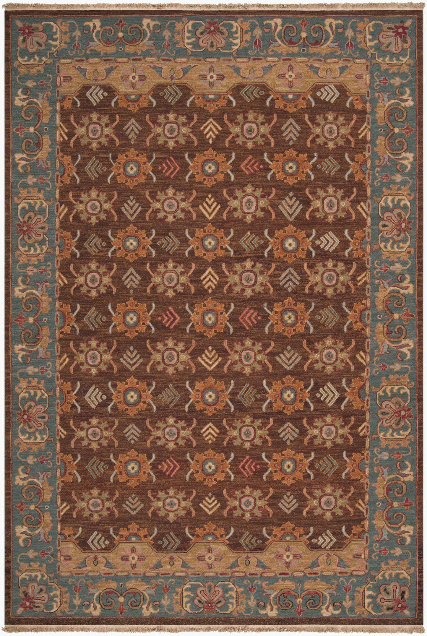 Soumek SMK-100 2' x 3' Handmade Wool Accent Rug