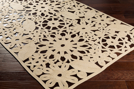 Alfombra de corredor Sanibel SNB-4020 de 2,4 m, hecha a mano, para interiores y exteriores