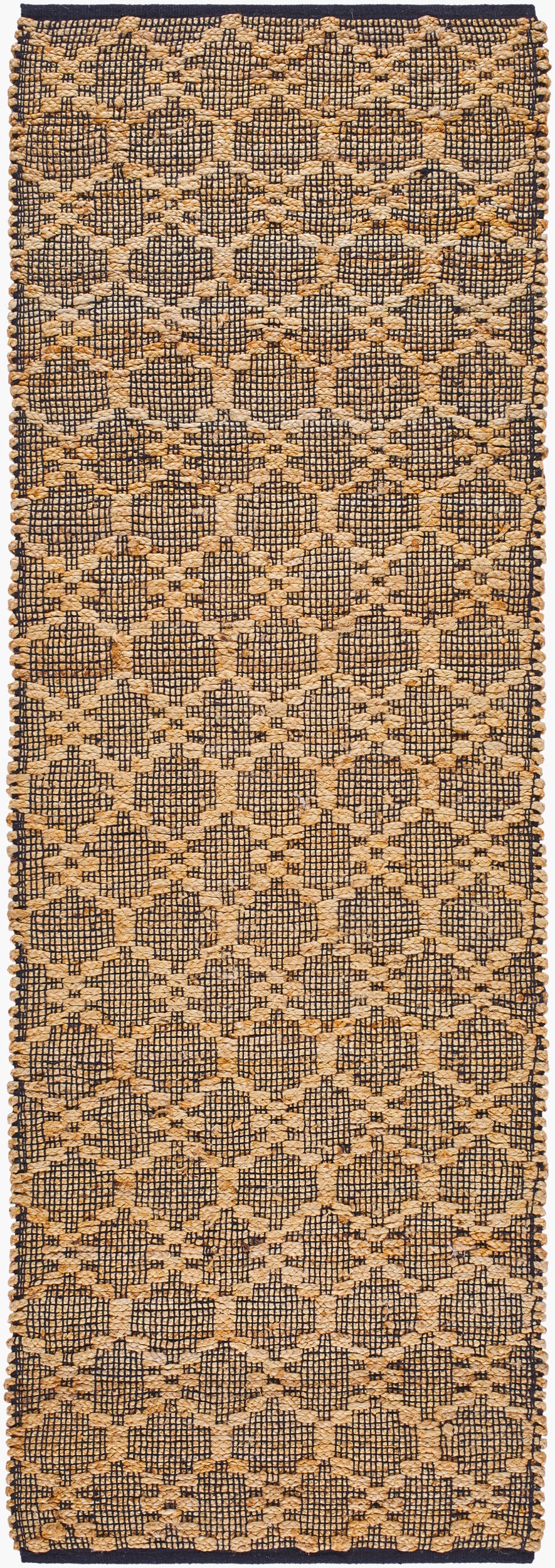 Selanik SNK-2301 8ft Runner Handmade Runner Rug