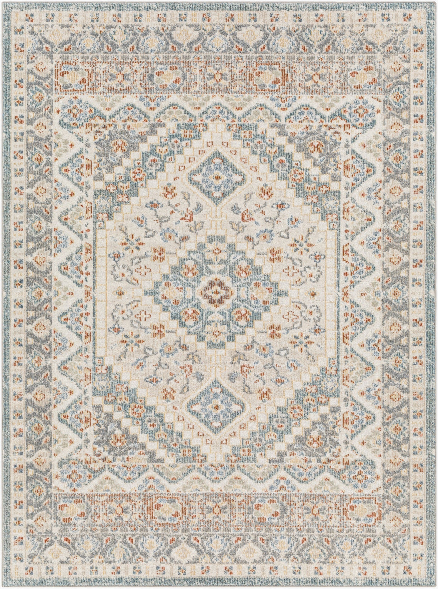 Santana SNN-2302 2' x 3' Machine Woven Washable Accent Rug