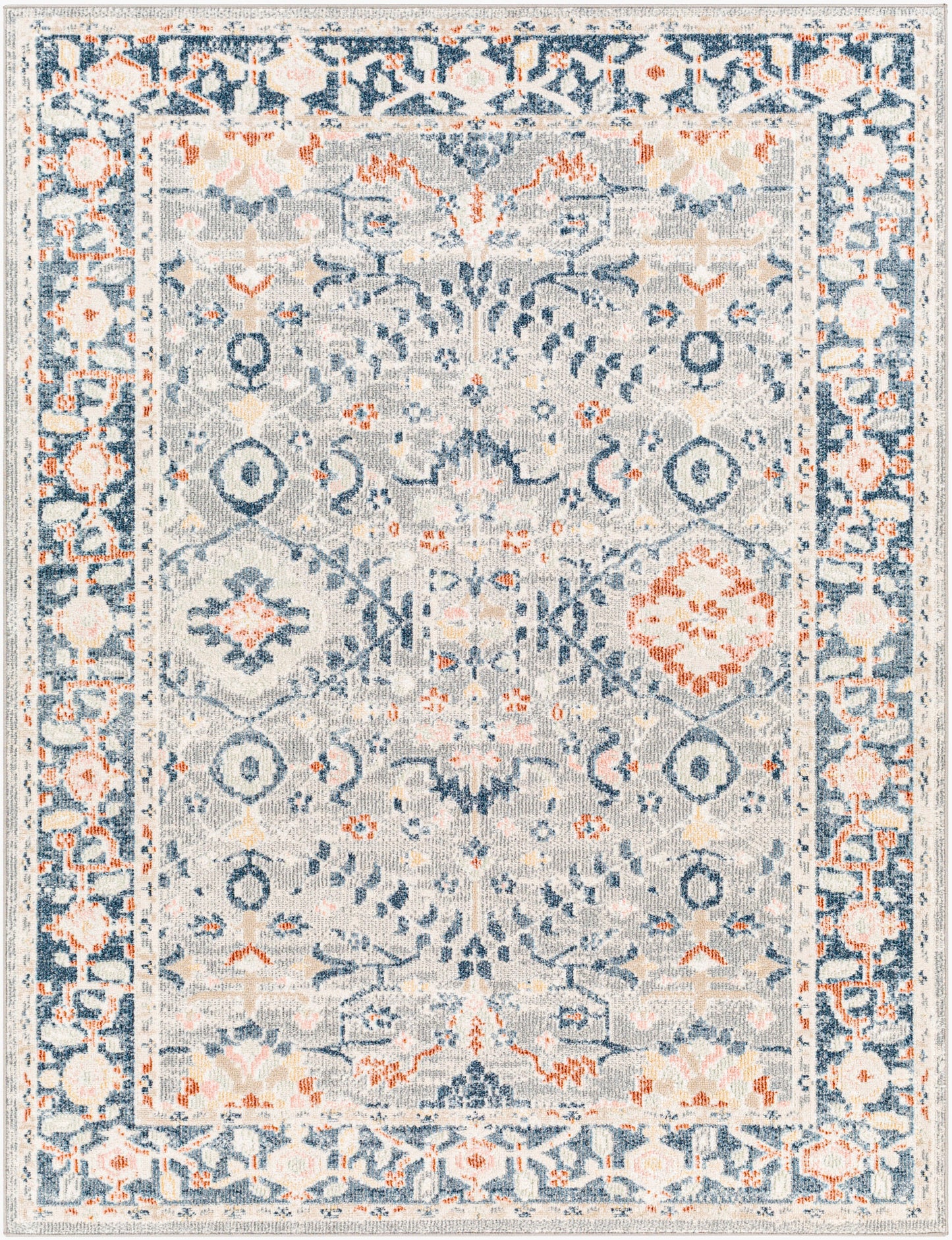 Santana SNN-2308 6' x 9' Machine Woven Washable Area Rug