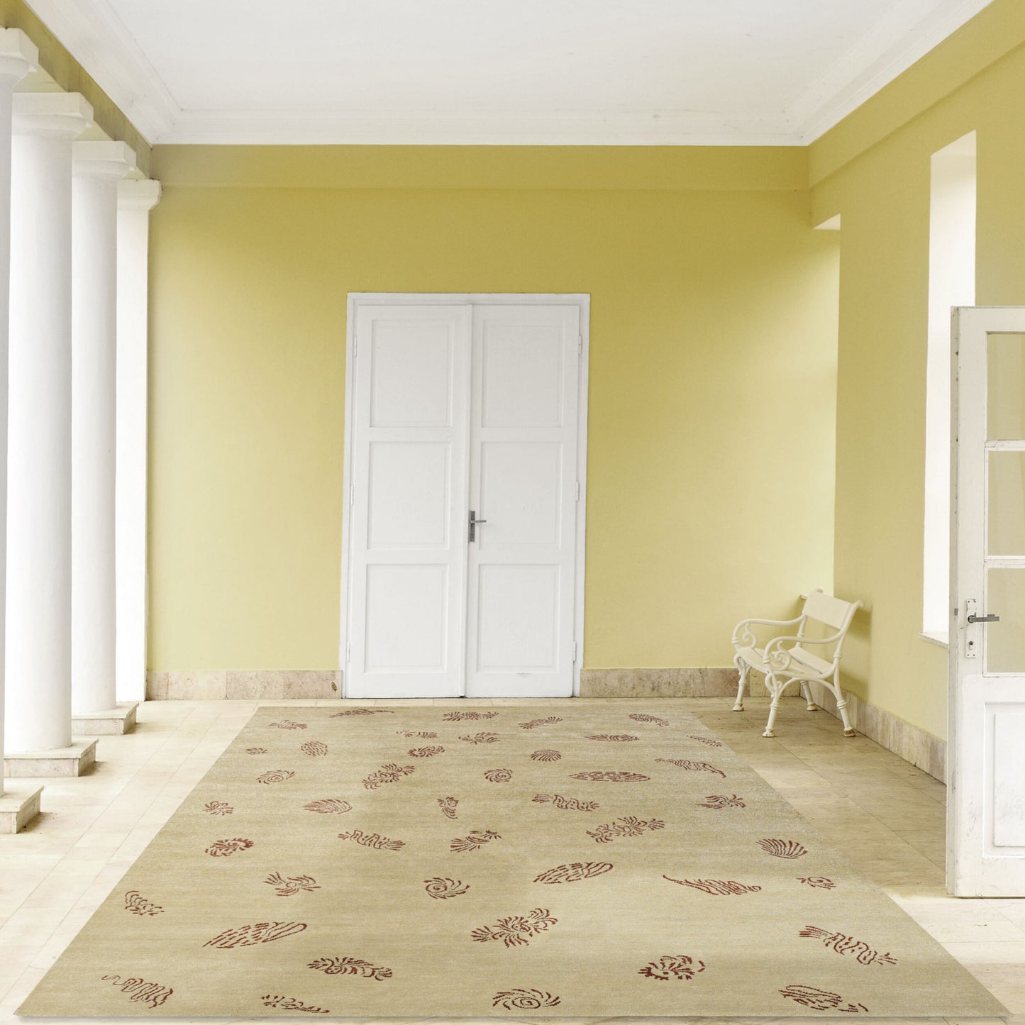 Sonora SON-1045 2' x 3' Handmade Wool Accent Rug
