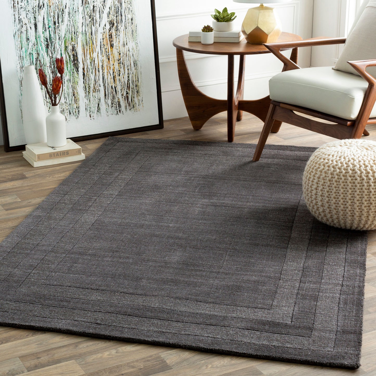 Sorrento SOT-2305 8ft Square Handmade Area Rug
