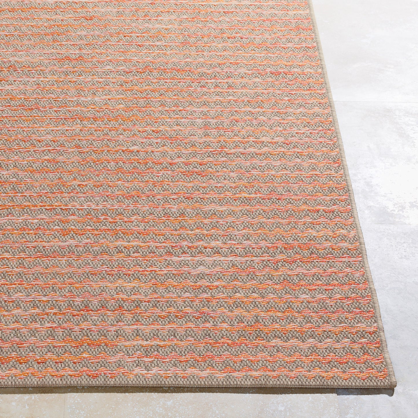 Santa Cruz STZ-6011 5' x 7' Machine Woven Indoor/Outdoor Area Rug