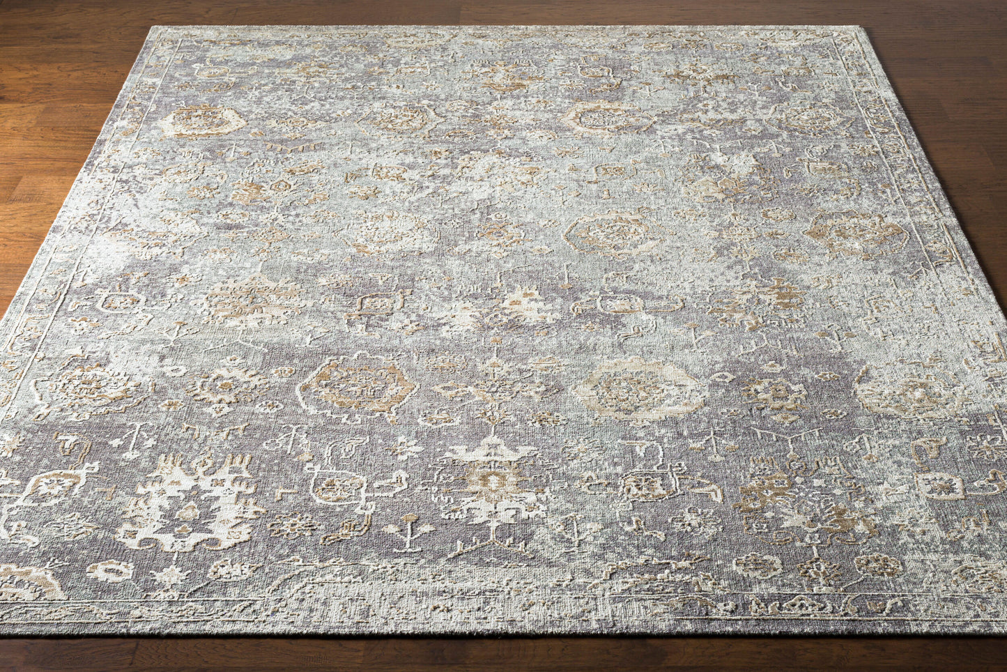 Alfombra decorativa Sufi SUF-2301 hecha a mano de 2' x 3'